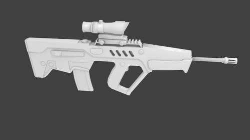 RSM-x fictional assault rifle preview image